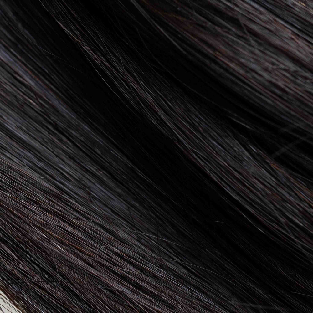 Tape-In 24" 55g Professional Hair Extensions - Off Black #1B