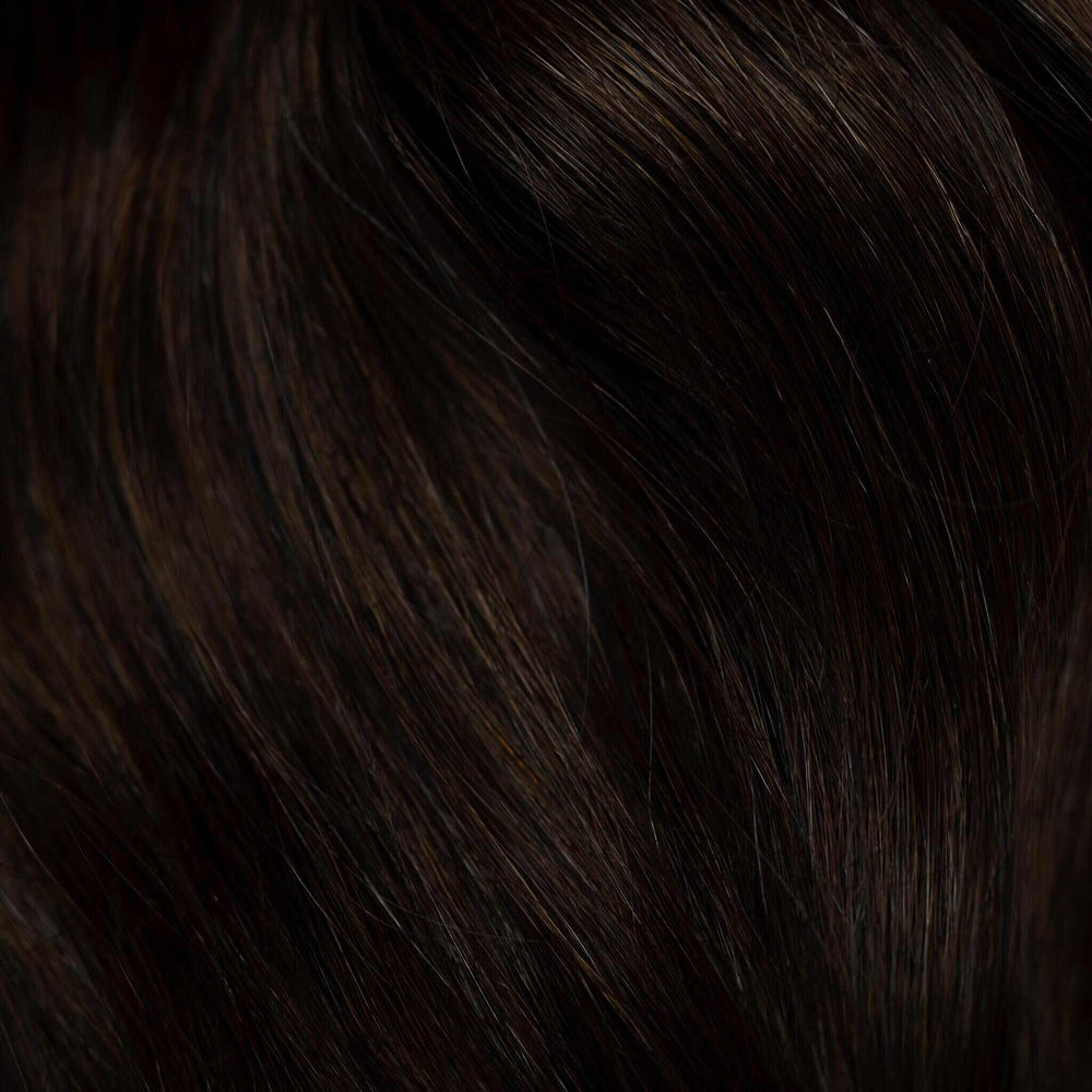 Tape-In 22" 50g Professional Hair Extensions - Mocha Brown #1C